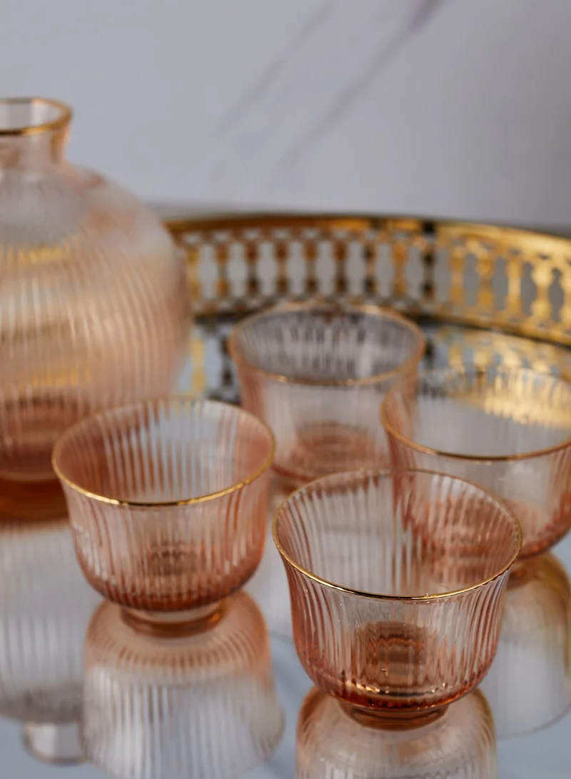 AURORA Glass Carafe & Glasses Set