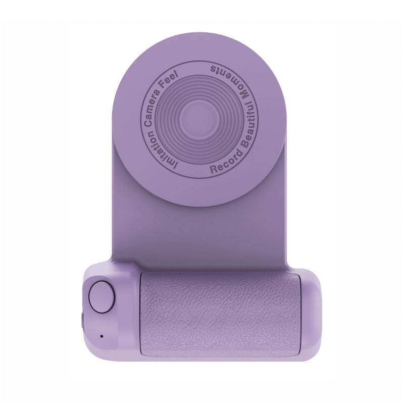 Magnetic Smartphone Holder: Purple Portable 10W Wireless Charging Grip - Anti-Shake Photo Stabilizer Phone Mount for Travel Video Shooting, Daily Viewing and All Smartphones - Image 1
