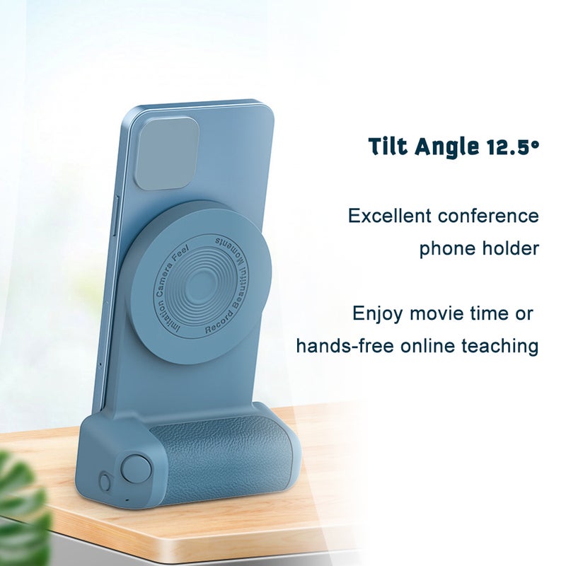 Magnetic Smartphone Holder: Purple Portable 10W Wireless Charging Grip - Anti-Shake Photo Stabilizer Phone Mount for Travel Video Shooting, Daily Viewing and All Smartphones - Image 5