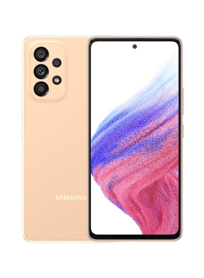 Galaxy A53 Dual SIM Awesome Peach 8GB RAM 128GB 5G - Middle East Version