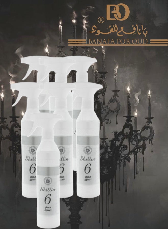 Banafa 7 Pieces Shillin 6 Air Freshener 500ML - Image 1