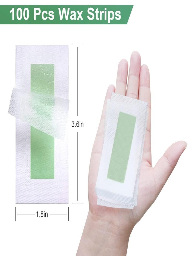 Charmonic Facial Wax Strips - 100 Count, Facial Hair Removal for Women, Waxing Strips for Face Eyebrow Upper Lip Cheek Hair Remover, Quick & Painless At Home Waxing Kit for All Skin Types - Image 2