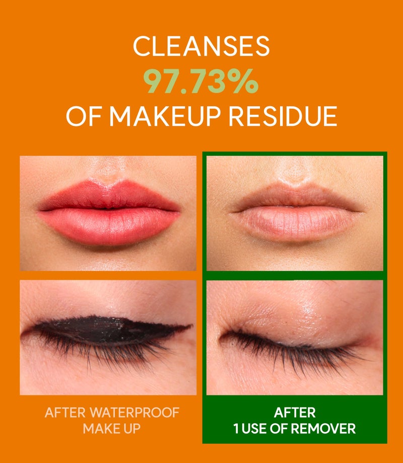 FRUDIA WELCOS Re:proust Essential Deep Clean Lip & Eye Remover | Bi Phase Vegan Lip & Eye Makeup Remover | Mascara Lipstick Remover | Korean Makeup Remover | Organic Gentle Makeup Remover 10.14 fl oz - Image 4