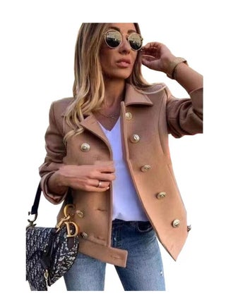 New Autumn/Winter Slim Double Breasted Stylish Short Coat - pzsku/Z2488ADC269F626EFEFAEZ/45/_/1669624338/daa2d085-0c74-41bf-b542-491f7dfba77d