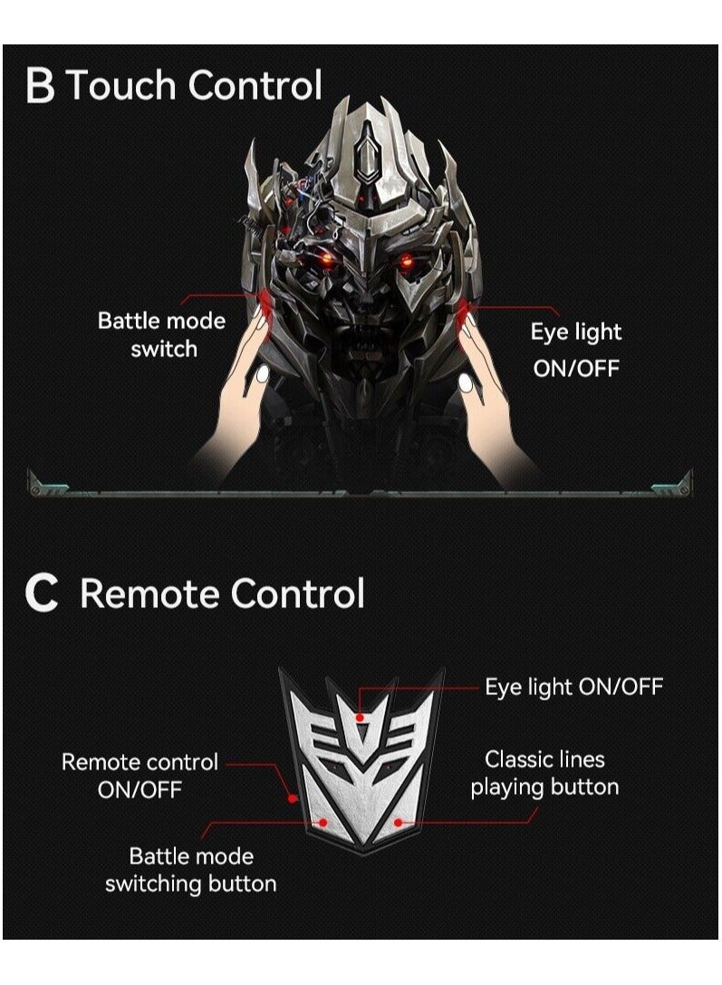 killerbody Killerbody Transformer Megatron Helmet - Premium of the Decepticon Leader - Image 3