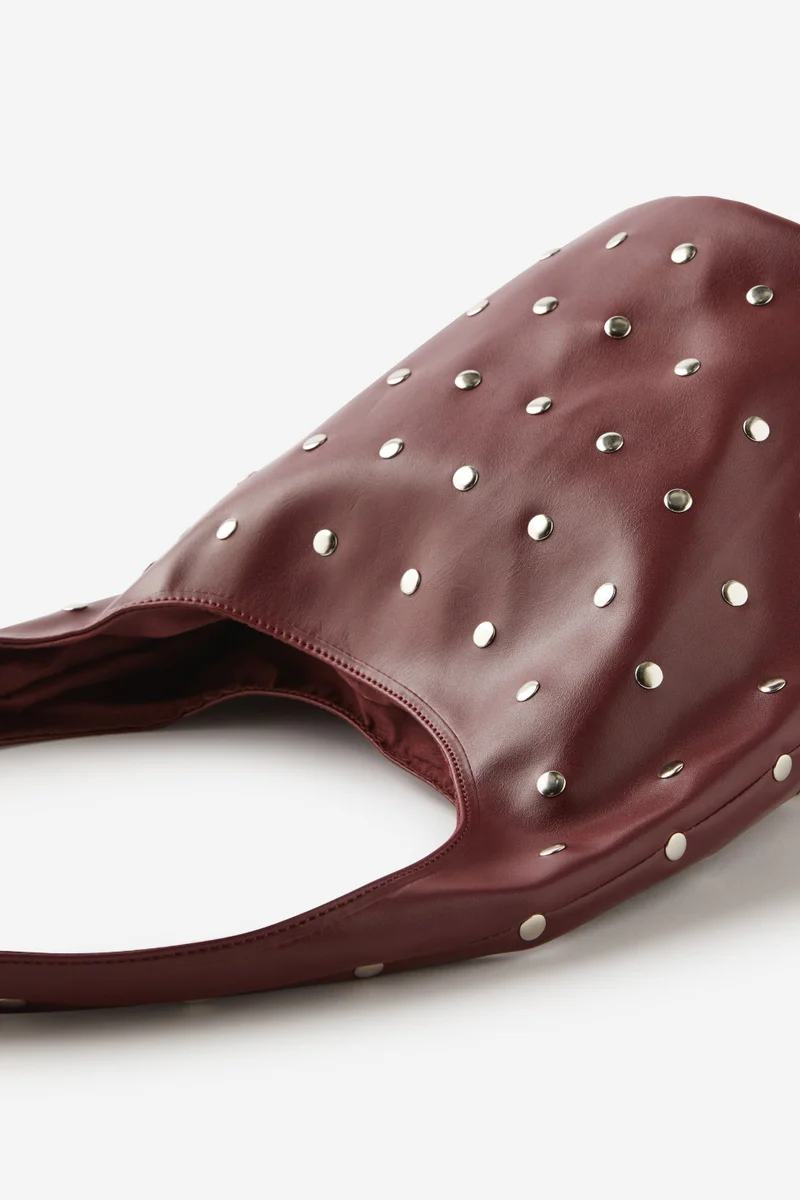 LIA STUDDED BUCKET BAG