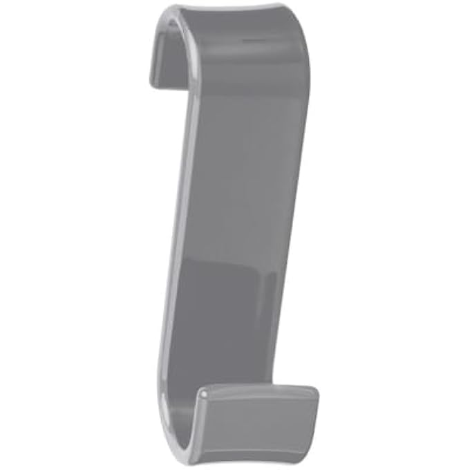 RADIATOR HOOK, THERMOPLASTIC RESIN, GREY, 6.7 X 3.2 X 11.7 CM - Image 1