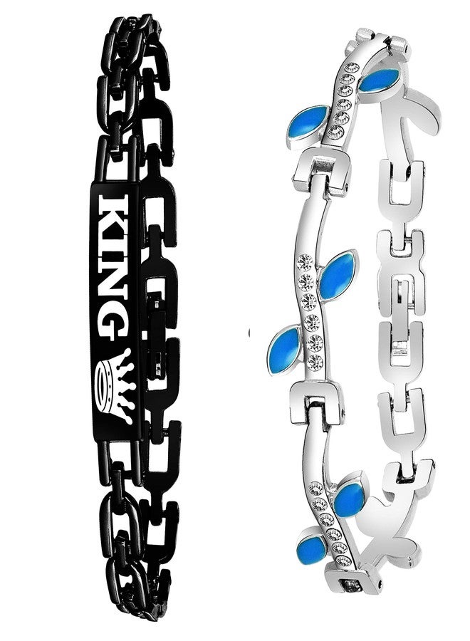 طقم أساور ميكادو متعددة للزوجين، مناسب للأولاد والبنات