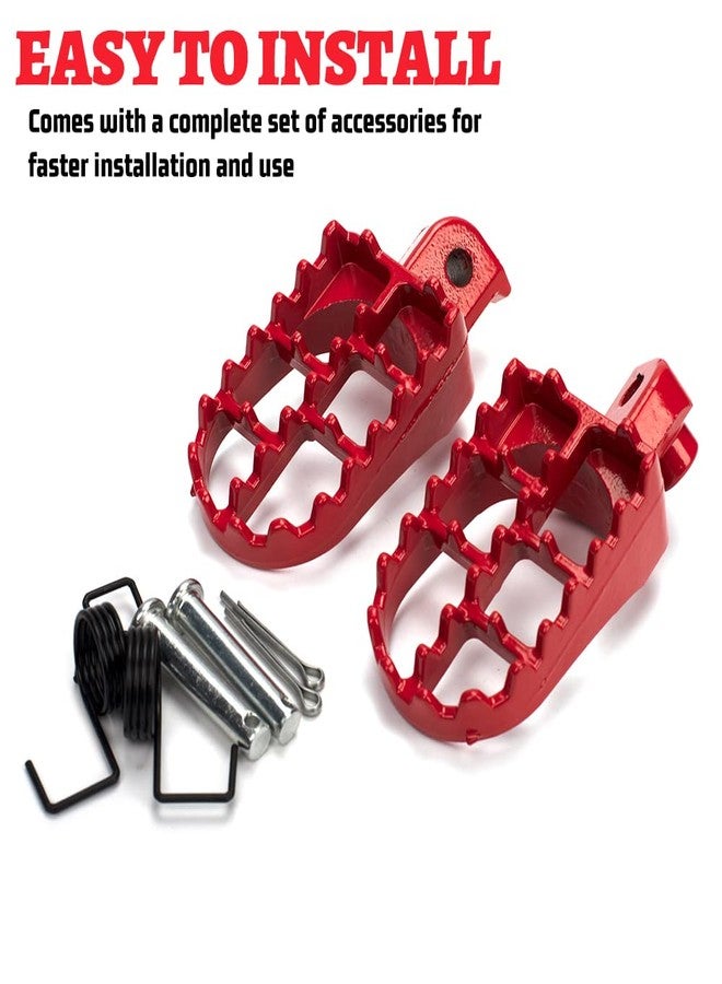 XINGWU Dirt Bike Footrest,Aluminium Footpegs Pedals,for XR50R PW50 CRF70 TW200 KLX110 CRF50 50cc 70cc 90cc 110cc 125cc TaoTao Motorcycle Part - Image 5