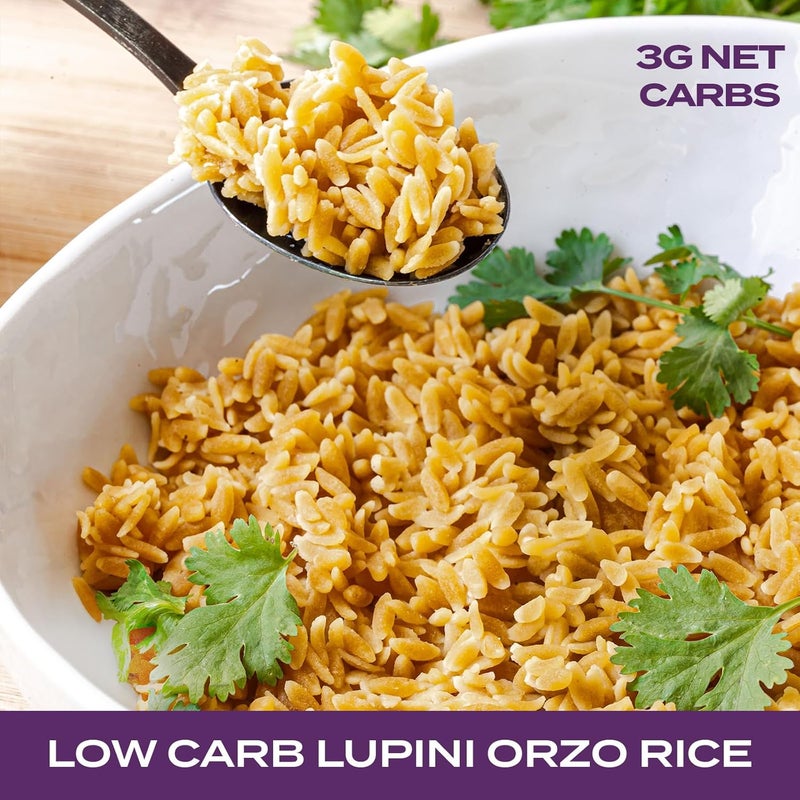 Aviate Keto Lupini Rice - Low Carb, Gluten-Free, High Protein Vegan Rice Alternative (8oz) - Image 4