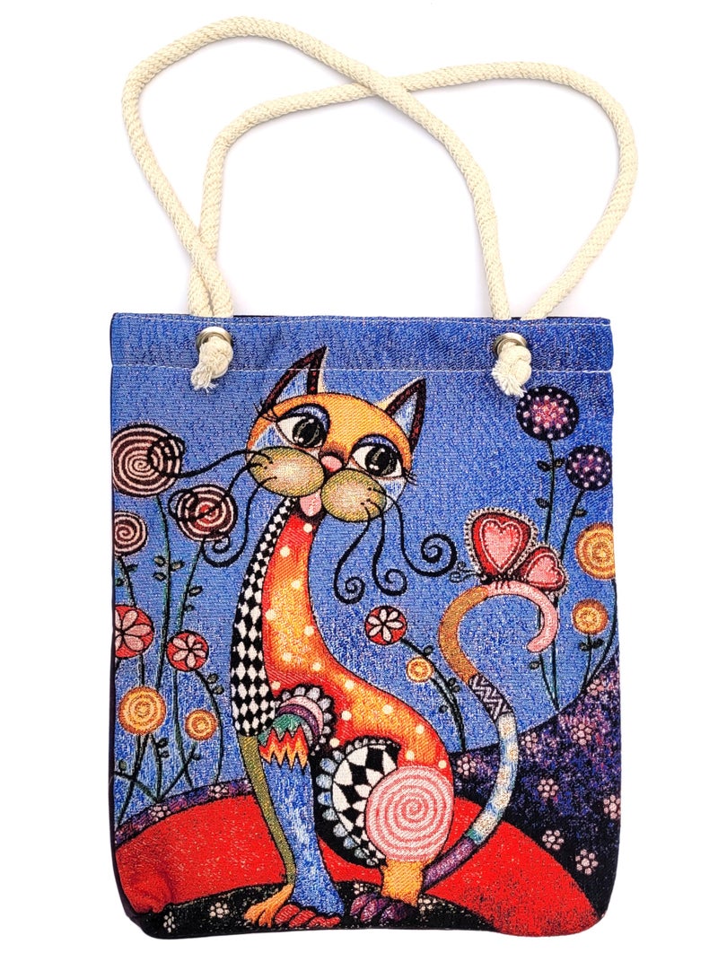 Alwan حقيبة توت مع قطة - Image 1