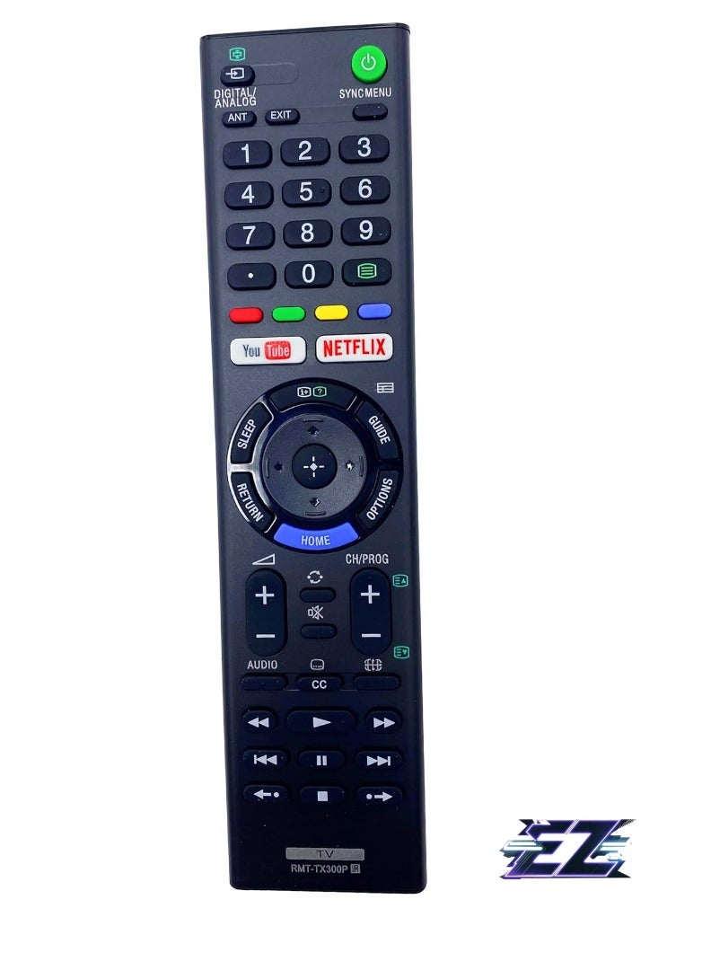 ELTRAZONE TV Remote Control RMT-TX300P for Sony KD-55X7000F, 55X7000G, 65X7000E, 65X7000F, KDL-32W660E, KDL-40W660E, and More Models - Image 2