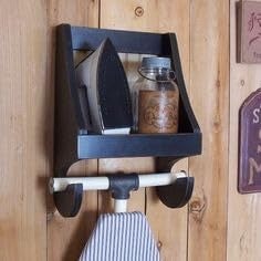 Multi Purpose Iron Press Holder Iron Board StandHolderFree from ElectricitySave You Your Family from Shocknot only Hold Iron but organise Iron Board Alsofor Laundry and HomeA - Image 1