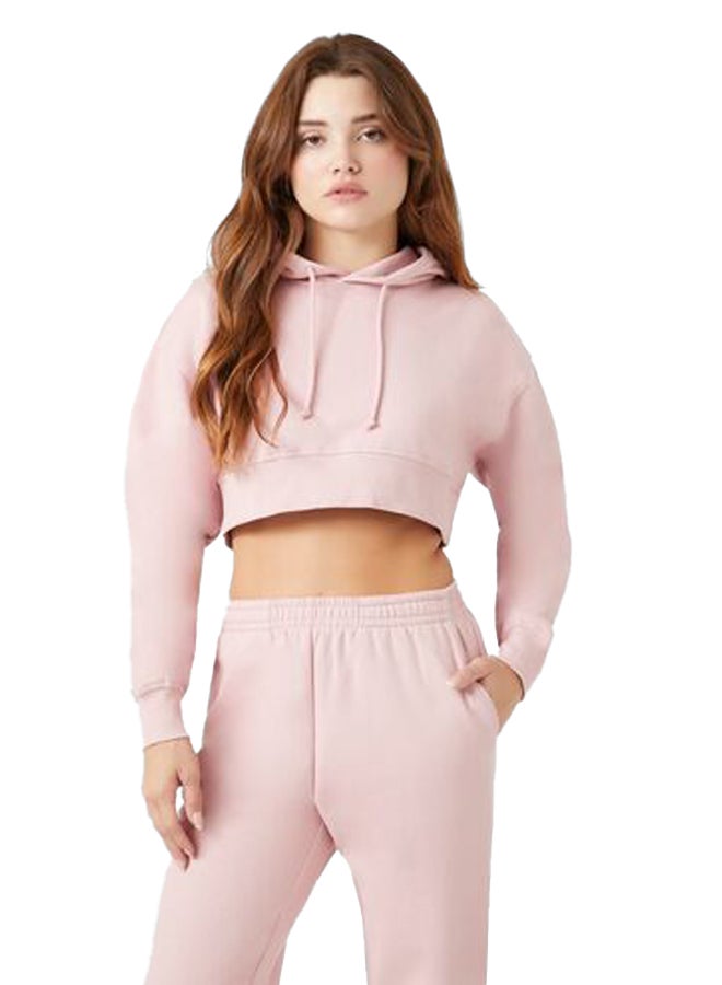 FOREVER 21 Fleece Cropped Hoodie  - Image 2