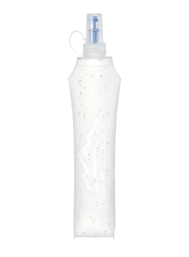 Zelvot Running Vest Soft Flask, BPA-Free 500ml Collapsible Water Bottle for Hydration Backpack, Folding Running Water Bottle for Running Hiking Cycling Climbing (White, 500 ML) - Image 1