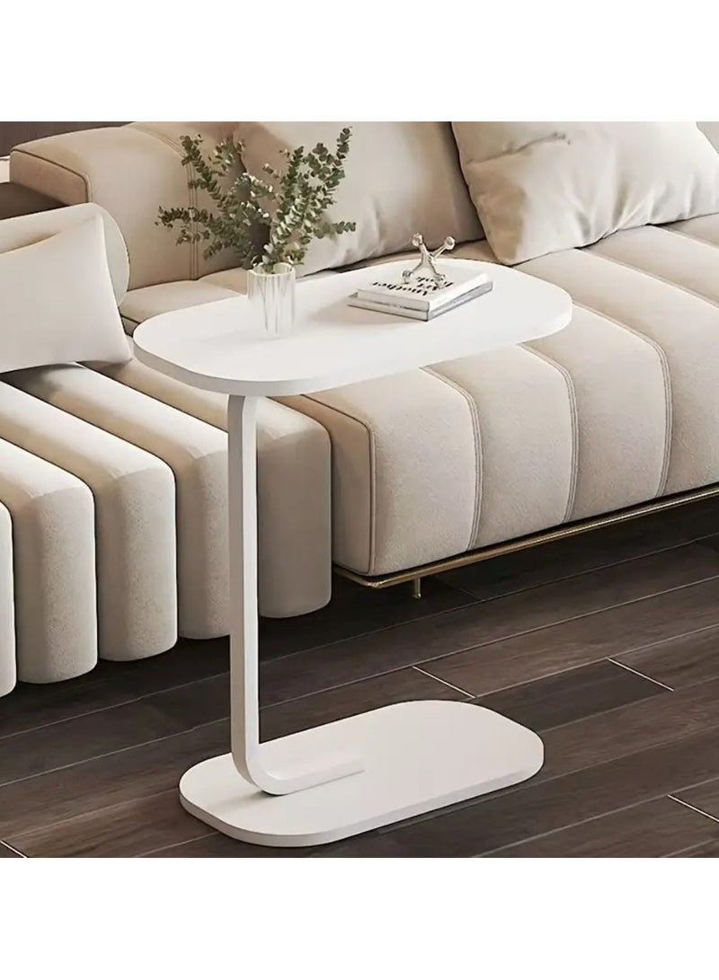 Huitich Modern Sofa Side Table 45×28×60cm White Coffee Table - Image 3
