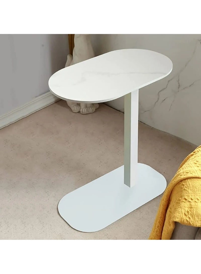 Huitich Modern Sofa Side Table 45×28×60cm White Coffee Table - Image 2