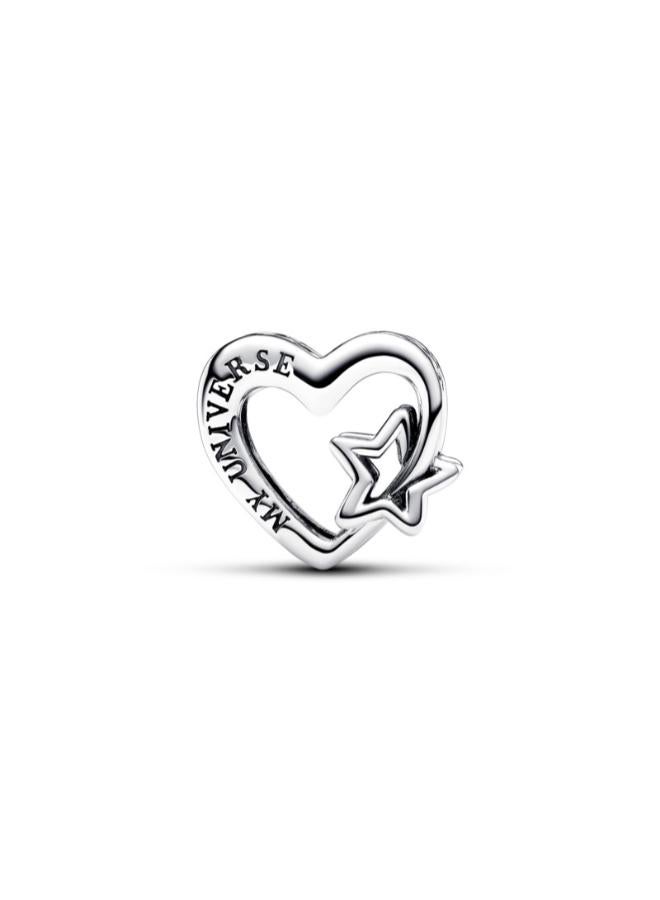 PANDORA Openwork Family Heart & Star Charm - Image 2
