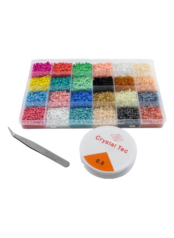 child toy Colorful Bracelet Beads Art Starter DIY Bead Making Kit For Kids  - Image 3