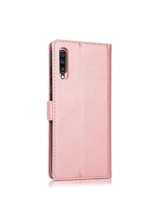 S-TOP Case For Samsung Galaxy A70 Calf Texture 2 in 1 Detachable Magnetic Back Cover Horizontal Flip Leather Case with Holder & Card Slots & Wallet & Photo Frame - Image 3