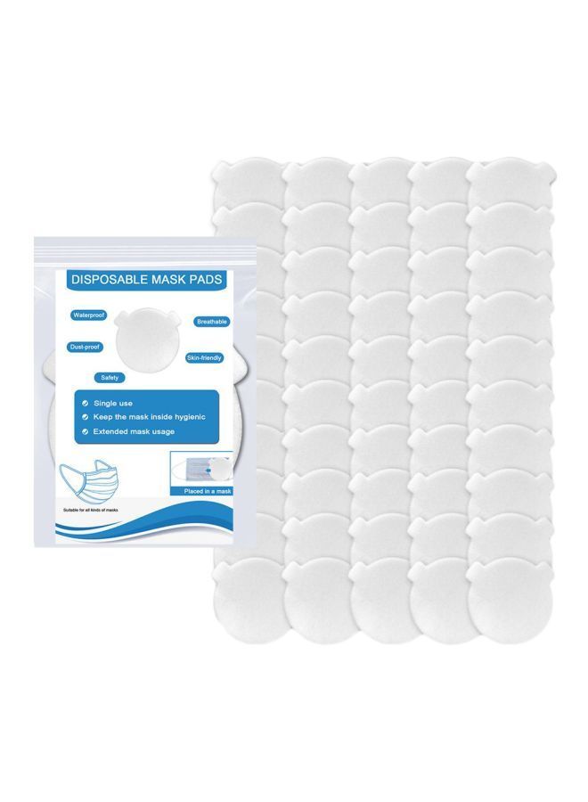 NIBEMINENT Pack Of 50 Disposable Mask Replacement Pads - Image 1