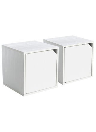 Embossed White Matching Cabinet