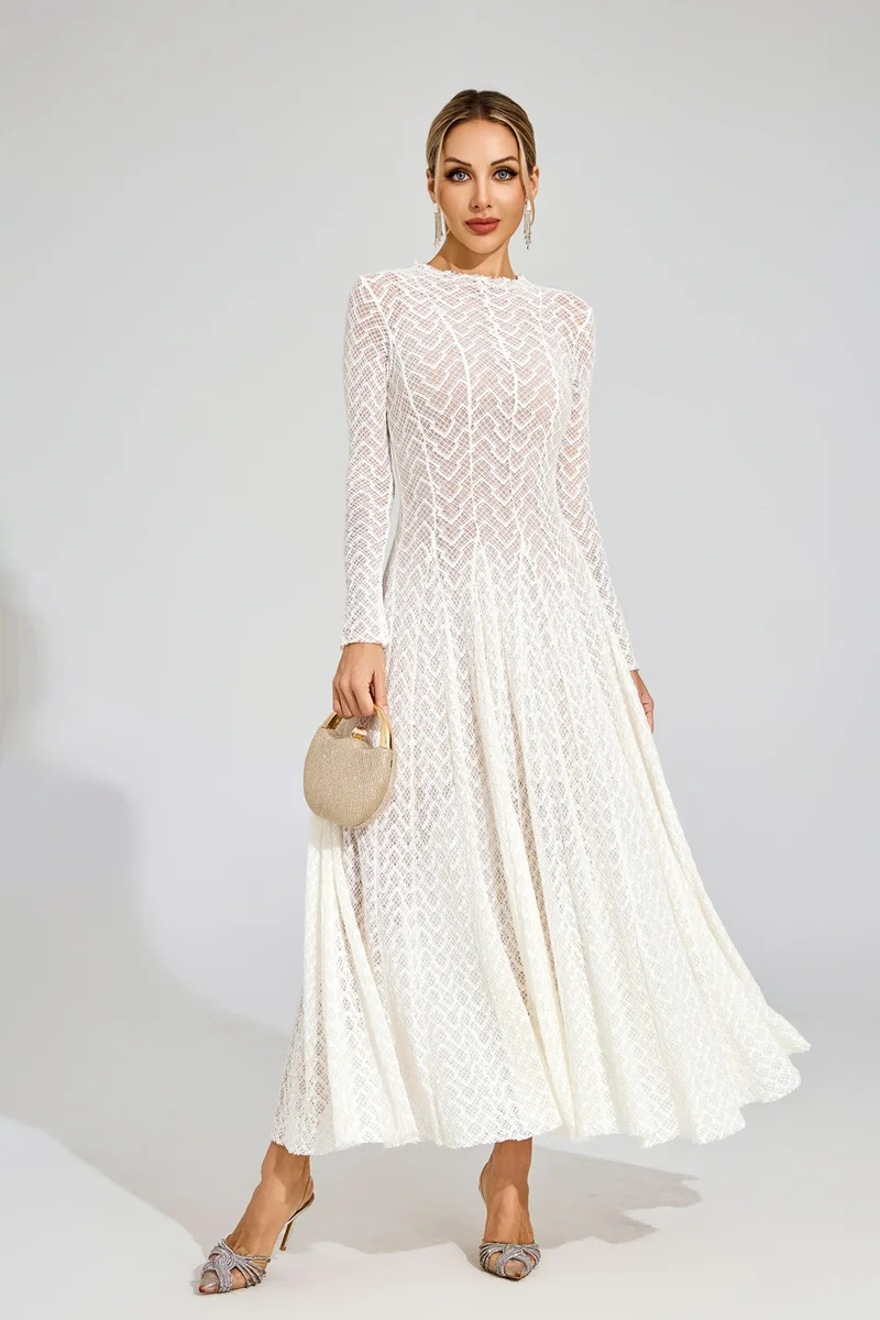 Catchall Armstrong Lace Long Sleeve Dress