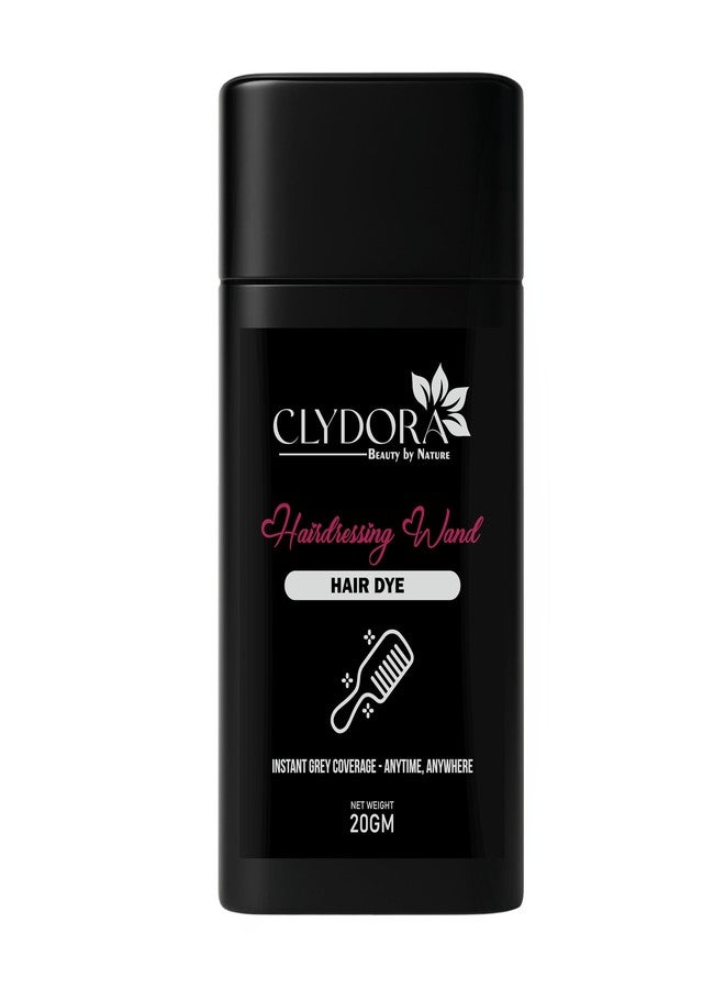 CLYDORA Hair Dye Comb Stick for Instant Grey Hair Coverage | Convenient Hair Colour Touch Up for Women | Waterproof & Sweat-Proof Hair Color Comb for Quick & Easy Application (BLACK) (Hair Dye) - Image 1