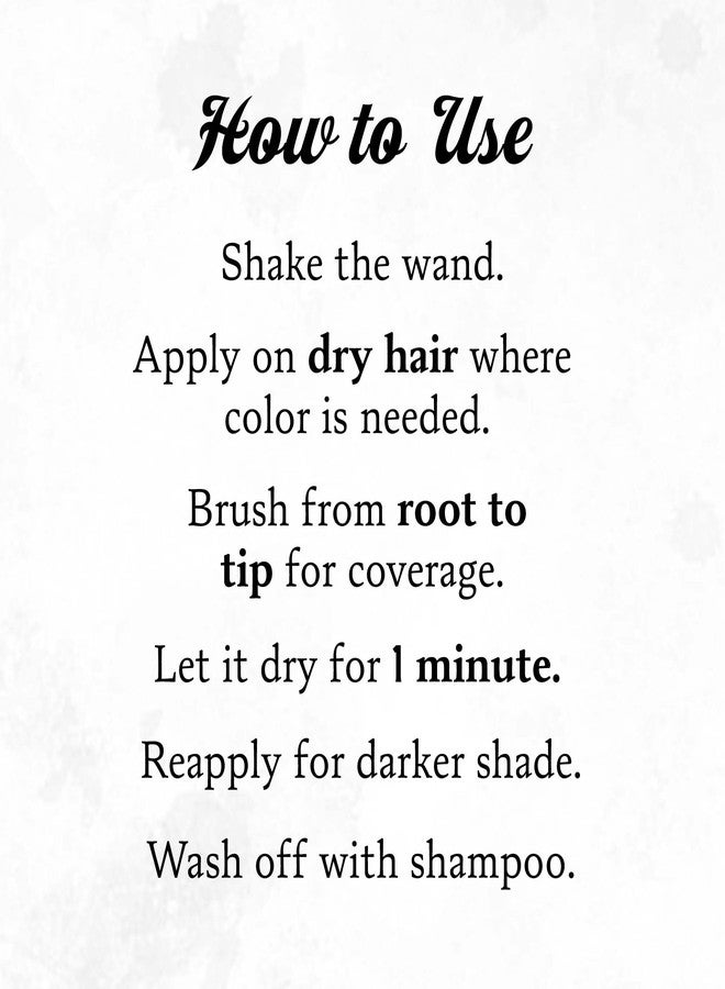 CLYDORA Hair Dye Comb Stick for Instant Grey Hair Coverage | Convenient Hair Colour Touch Up for Women | Waterproof & Sweat-Proof Hair Color Comb for Quick & Easy Application (BLACK) (Hair Dye) - Image 5