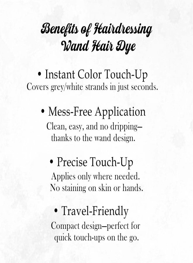 CLYDORA Hair Dye Comb Stick for Instant Grey Hair Coverage | Convenient Hair Colour Touch Up for Women | Waterproof & Sweat-Proof Hair Color Comb for Quick & Easy Application (BLACK) (Hair Dye) - Image 4