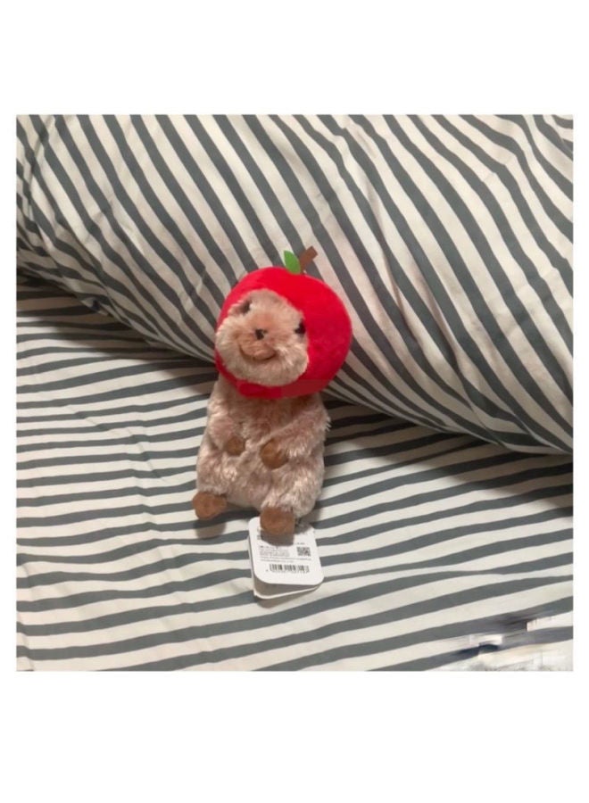 Short Tail Dwarf Kangaroo Cute Soft Decompression Doll Plush Toy Cute Doll Birthday Gift For Men And Women-Specifications:Short-tailed Mouse With Headgear (full Version)-Color:15cm  - Image 2