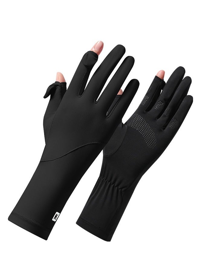 Women's Gloves Driving Gloves Non-slip Sun Protection Summer UV Protection Gloves - Image 1