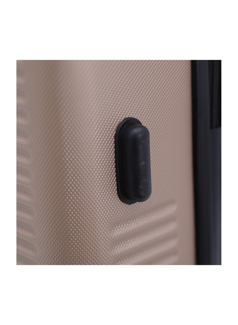 MELIFE Hardshell Luggage Trolley Bag 3 Pieces Set With Spinner Wheels,Champagne (S-20inch,M-24inch,L-28inch) - Image 5