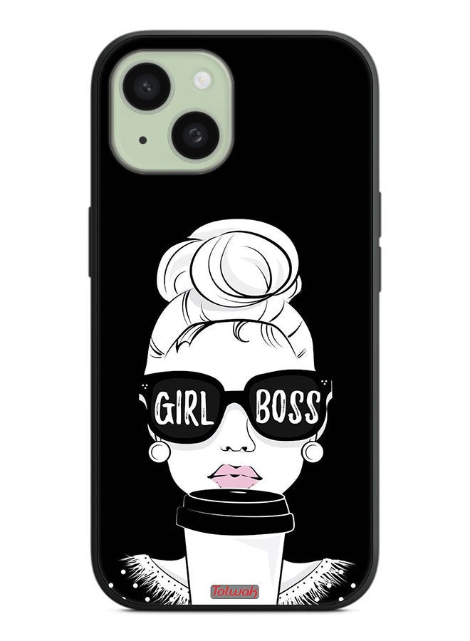 Tolwak Apple iPhone 15 Plus Protective Case Cover Girl Boss - Image 2