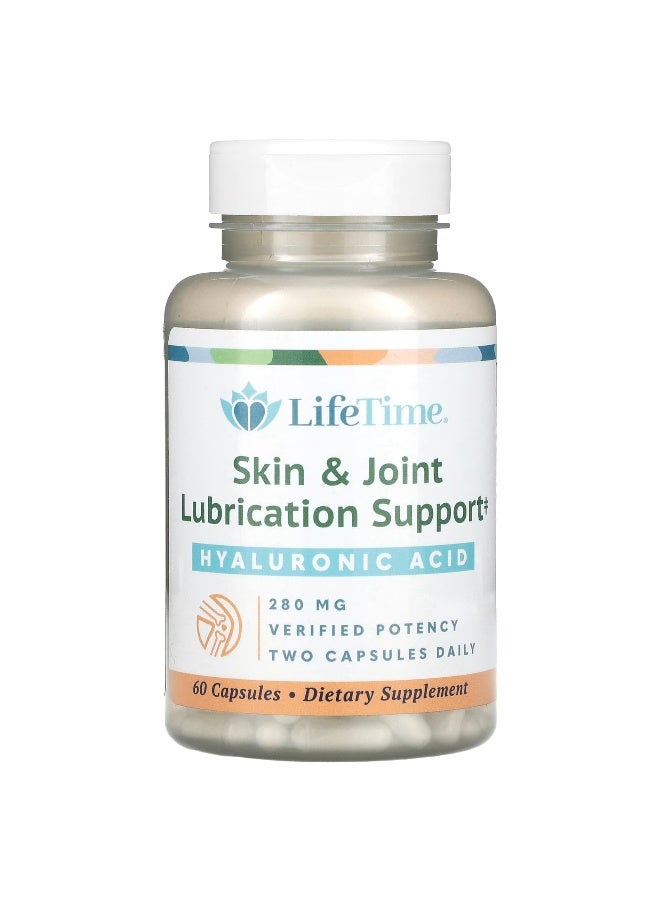 LifeTime Vitamins LifeTime Vitamins, Hyaluronic Acid, Skin & Joint Lubrication Support, 280 mg, 60 Capsules (140 mg per Capsule) - Image 1