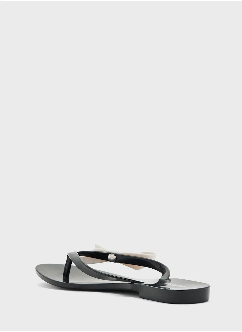 melissa Bow Detailed Flip Flops