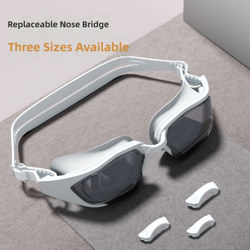 Waterproof Anti-Fog Swimming Goggles and Cap Set, 3-Level Adjustable, for Men, Women, Kids - Image 4