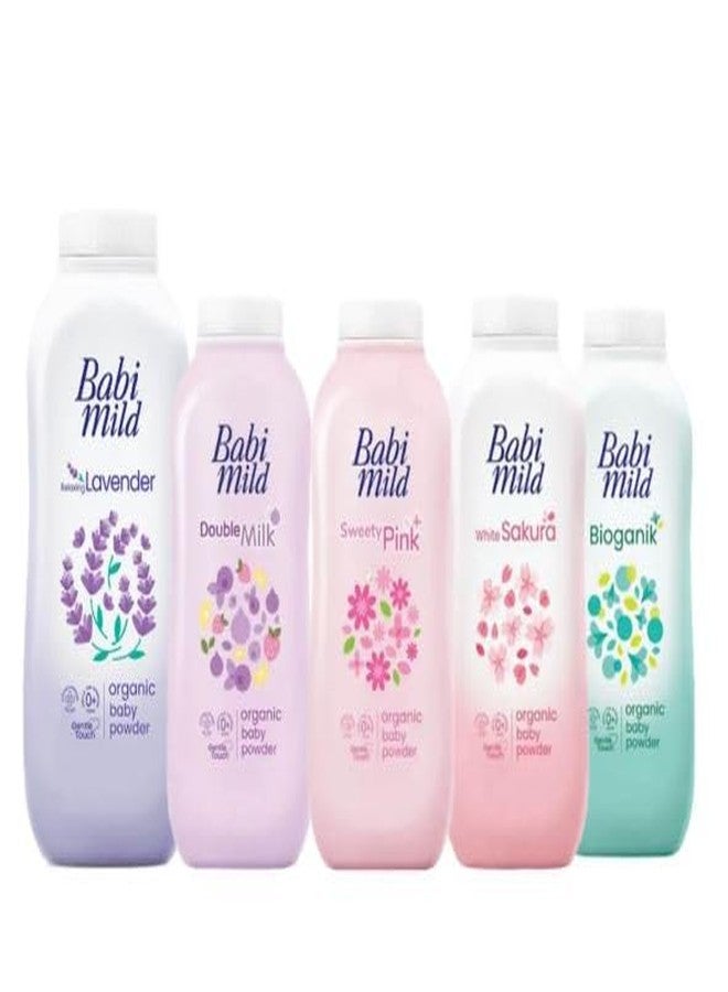 VIRAVIN HOUSEWARE Babi mild Sweety Pink Organic Baby Powder, Gentle Touch,160g./ Baby powder from baby mild smooth and fine powder/Product of Thailand. - Image 3