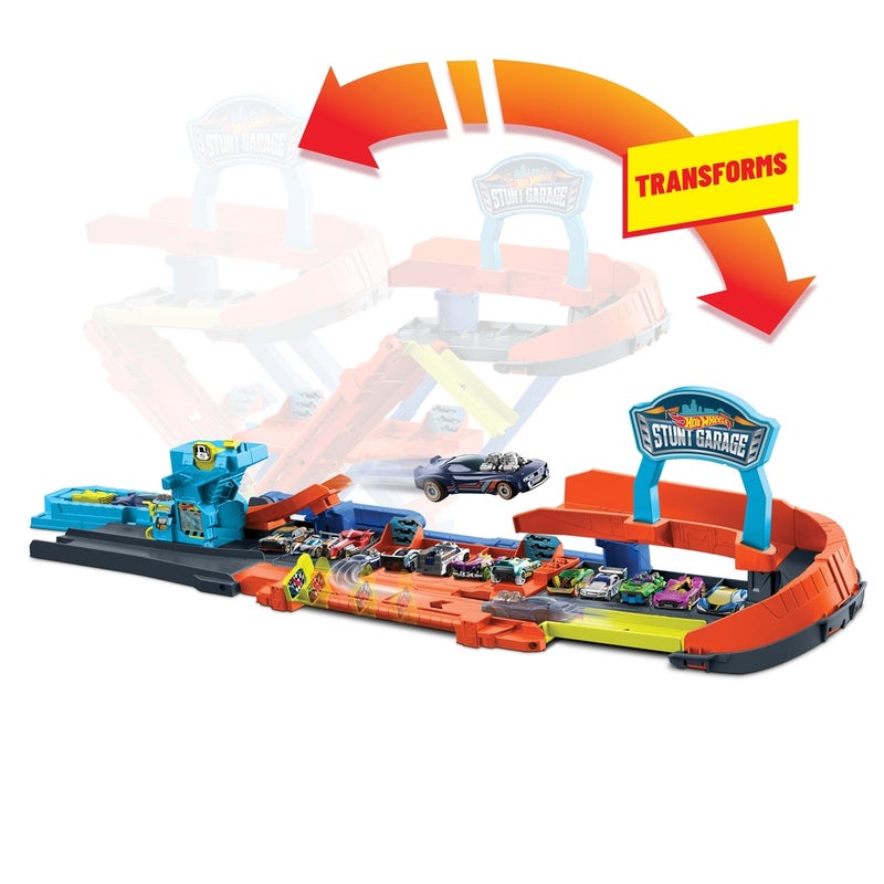 Mattel Games Mattel - Hot Wheels Speed Snap Transforming Stunt Garage - JHL94 - Image 4