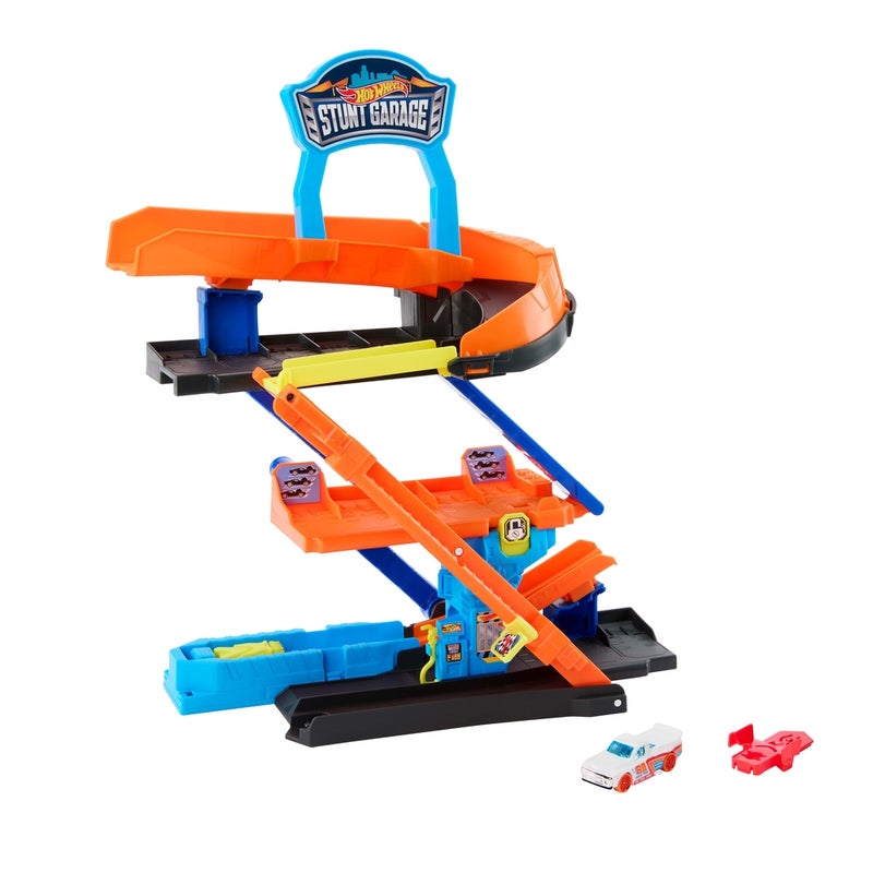 Mattel Games Mattel - Hot Wheels Speed Snap Transforming Stunt Garage - JHL94 - Image 1