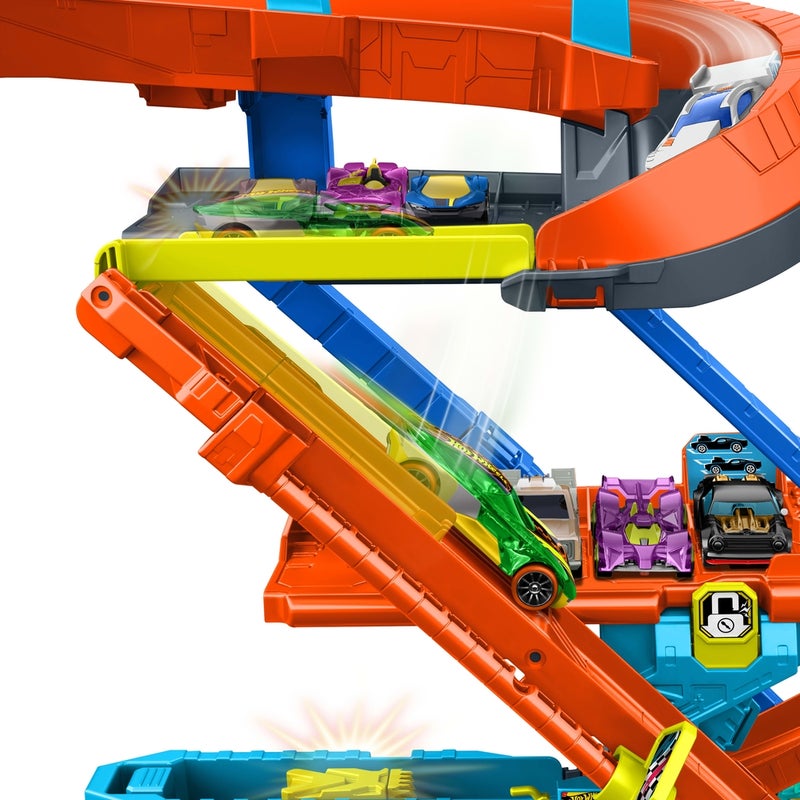 Mattel Games Mattel - Hot Wheels Speed Snap Transforming Stunt Garage - JHL94 - Image 5