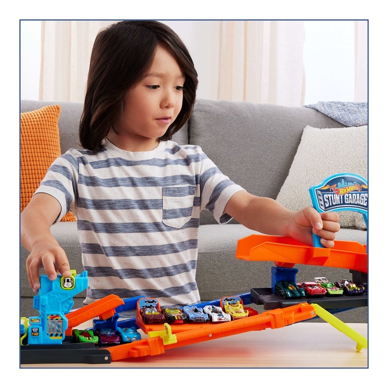 Mattel Games Mattel - Hot Wheels Speed Snap Transforming Stunt Garage - JHL94 - Image 2