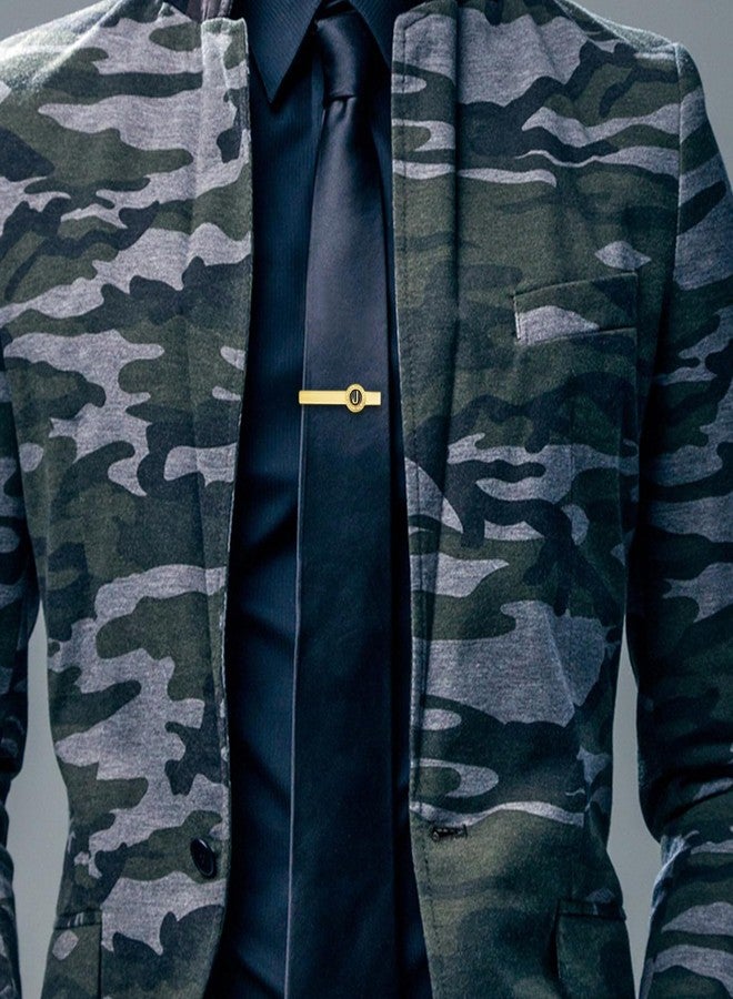 HAWSON 2.2 Inch Tie Clips for Men 18K Gold Color (A-Z Initial) for Men's Fashion Accessories Wedding Day Wearing,Men’s Jewelry or Gifts for Him,Birthday Anniversary - Image 4