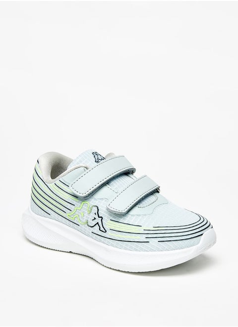 Boys' Logo Detail Sports Shoes with Hook and Loop Closure