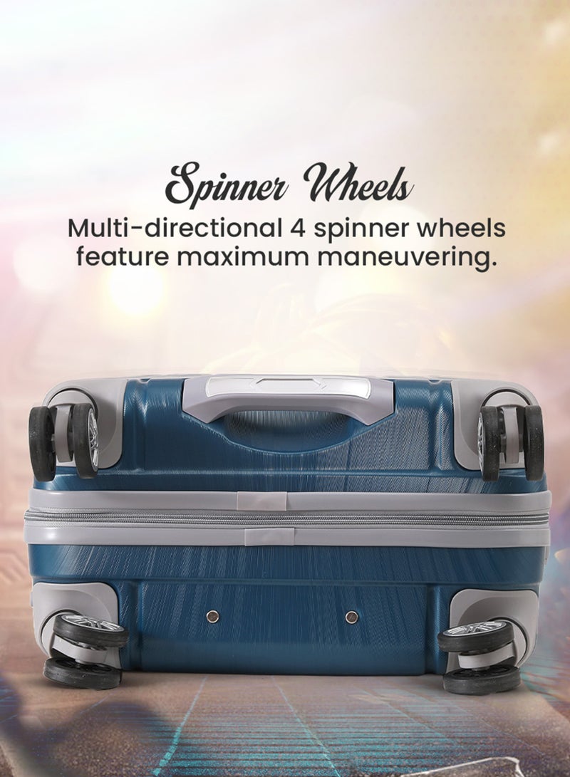 STARLIFE 3 Piece ABS Hard side Trolley Luggage Set Spinner Wheels with Number Lock 20/24/30 Inch - Image 5