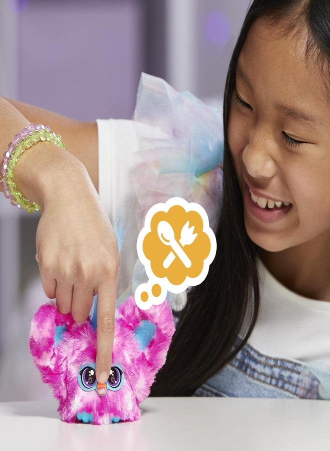 Furby Furblets Dah-Tee Mini Friend, 45+ Sounds, Country Music, Speaks Only Furbish, Electronic Plush Toys for Girls & Boys, Interactive Pets, Pink Polka Dot, Back to School Gifts, Ages 6+ - Image 5