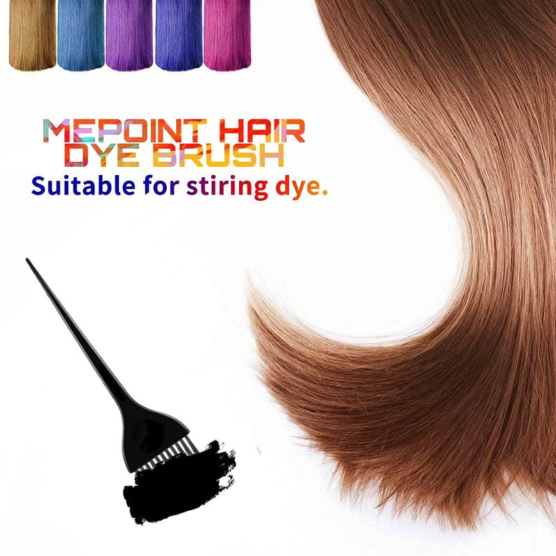 MEPOINT Dye Brush Coloring Applicator - Precise Hair Color Application Made Easy - Soft Bristles for Gentle Coloring - Easy to Clean and Reuse - Suitable for Men and Women (Black) - Image 4