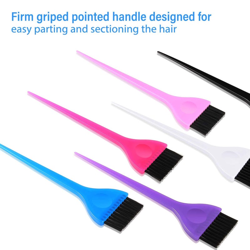 MEPOINT Dye Brush Coloring Applicator - Precise Hair Color Application Made Easy - Soft Bristles for Gentle Coloring - Easy to Clean and Reuse - Suitable for Men and Women (Black) - Image 5