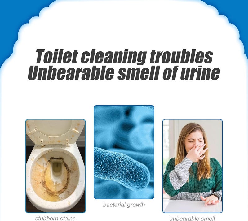 klarako Pipe Dredger Deodorant, New Upgrad Toilet Cleaner, Toilet Active Oxygen Agent, Foaming Drain Cleaner For Pipe Dredger In Kitchen Bathroom Etc Toilet Active Oxygen Agent Easy To Use - Image 4