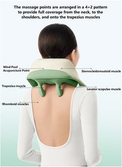 PGG Neck Massager for Pain Relief Deep Tissue 6D Kneading Shiatsu Neck Massager with Heat Massager for Neck and Shoulder Pain Gifts for Man and Woman  - Image 3